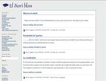 Tablet Screenshot of eldiariblau.net